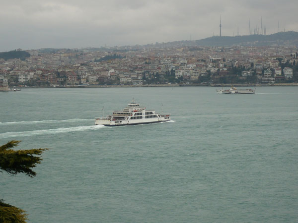 Bosporus - Blick zum asiatischen Teil Istanbuls