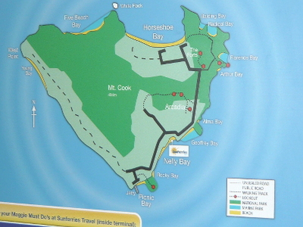 Karte Magnetic Island